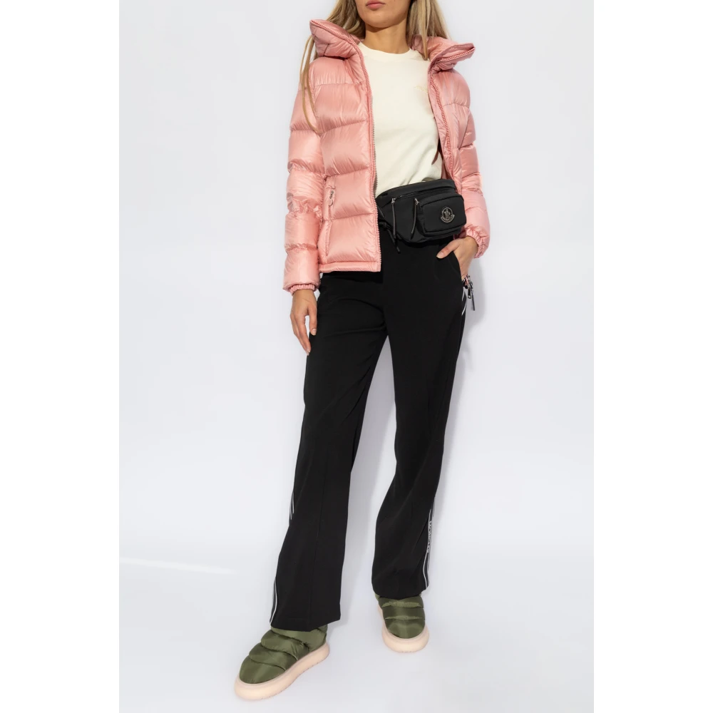 Moncler T-shirt met logo Beige Dames