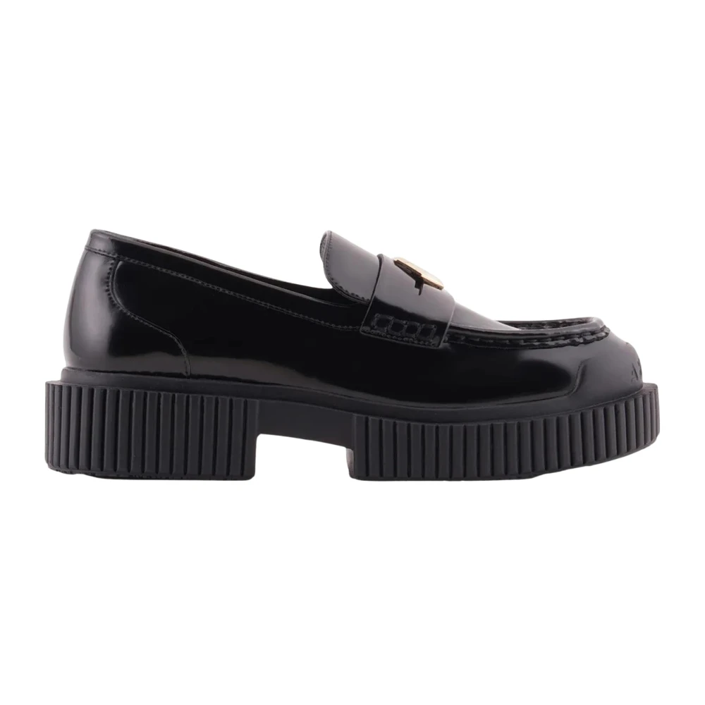 Armani Exchange Femme Noir - Shoes > Flats > Loafers