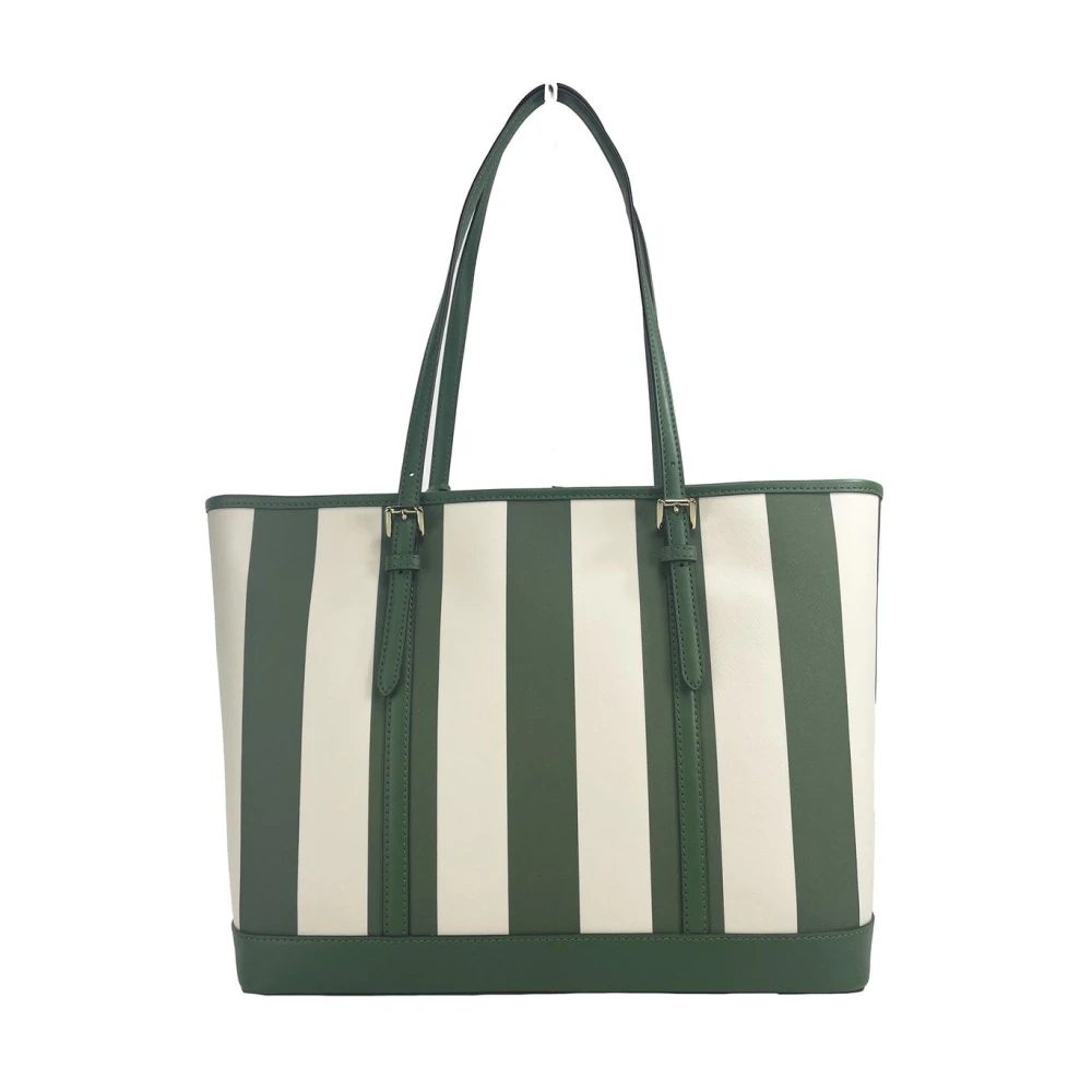 Michael Kors Stijlvolle PVC Schoudertas met Zakken Multicolor Dames