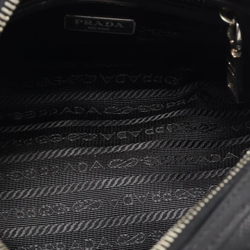 Prada Vintage Pre-owned Leather prada-bags Black Dames