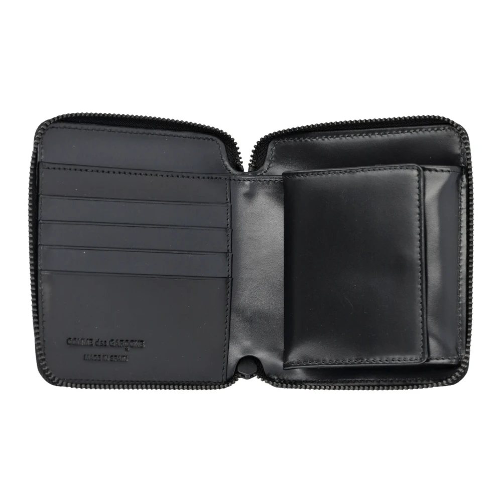 Comme des Garçons Zwarte Verticale Ritsportemonnee Black Unisex