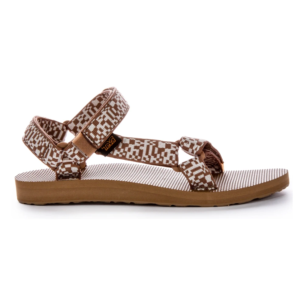Teva Multicolor Beige Brown Sandals For Women - Female - Flat Sandals - 4 Uk - Shoes