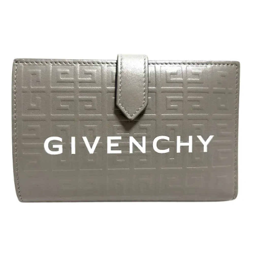Givenchy Pre-owned Leather wallets Gray Dames