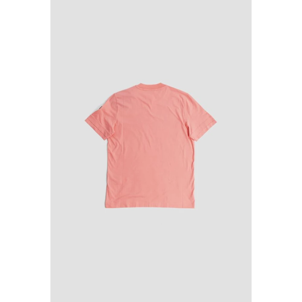 Moncler T-Shirts Pink Heren