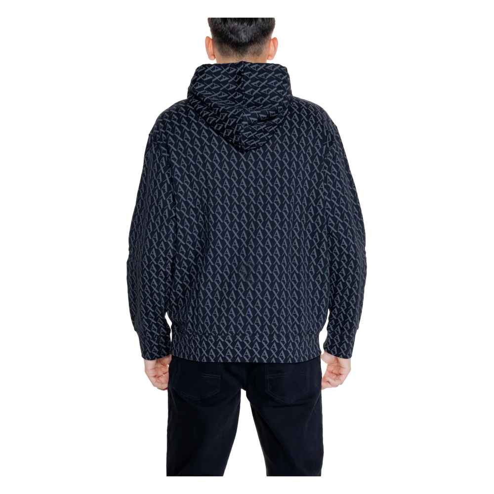 Armani Exchange Pinstripe Sweatshirt met Lange Mouwen Zwart Black Heren