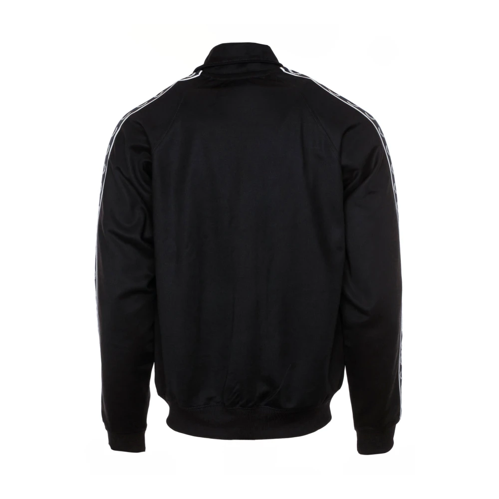 Fred Perry Trainingsjack met Raglanmouwen en Opstaande Kraag Black Heren