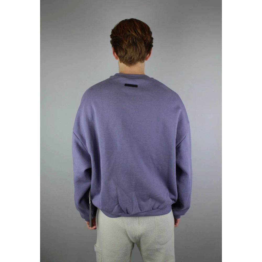 Fear Of God Luxe Lavendel Heavy Fleece Crewneck Purple Heren