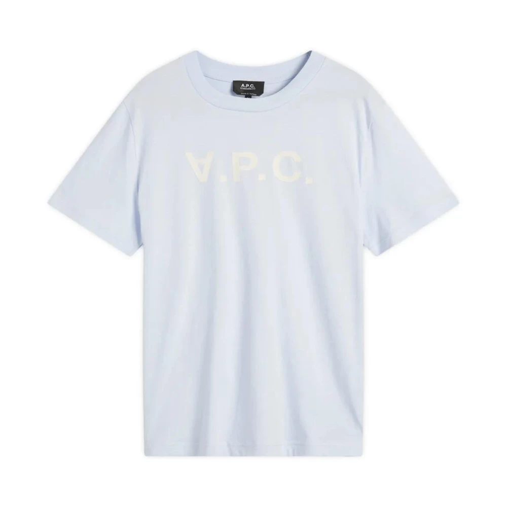 A.p.c. - Tops > T-Shirts - Blue - A.p.c. - Modalova