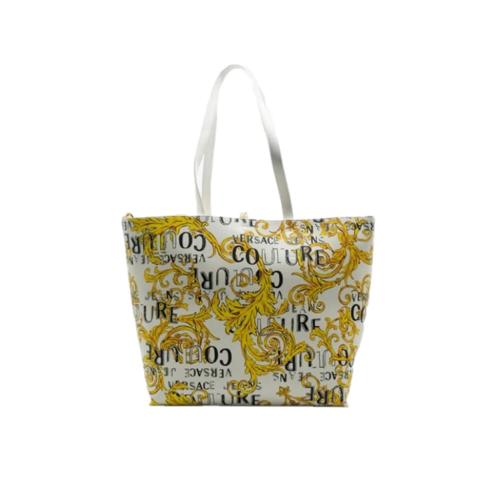 Versace Jeans Couture Omkeerbare Shopper voor Dames White Dames