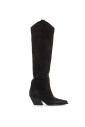 bottines-en-daim-marron