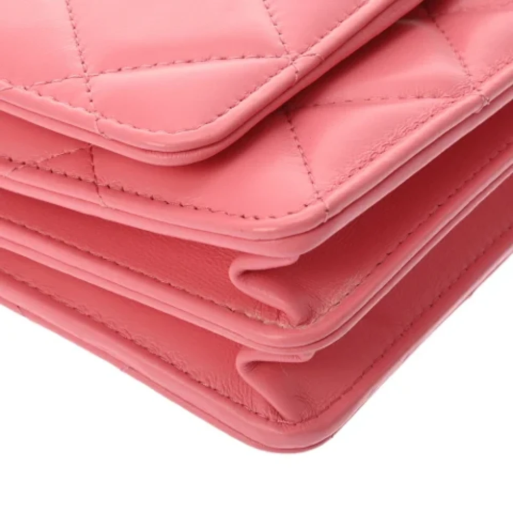 Chanel Vintage Pre-owned Fabric chanel-bags Pink Dames