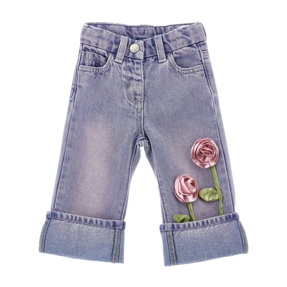 Monnalisa Boys Blue Jeans, 6 Y, Denim Jeans