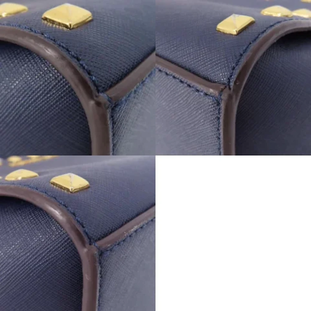 Michael Kors Pre-owned Leather totes Blue Dames