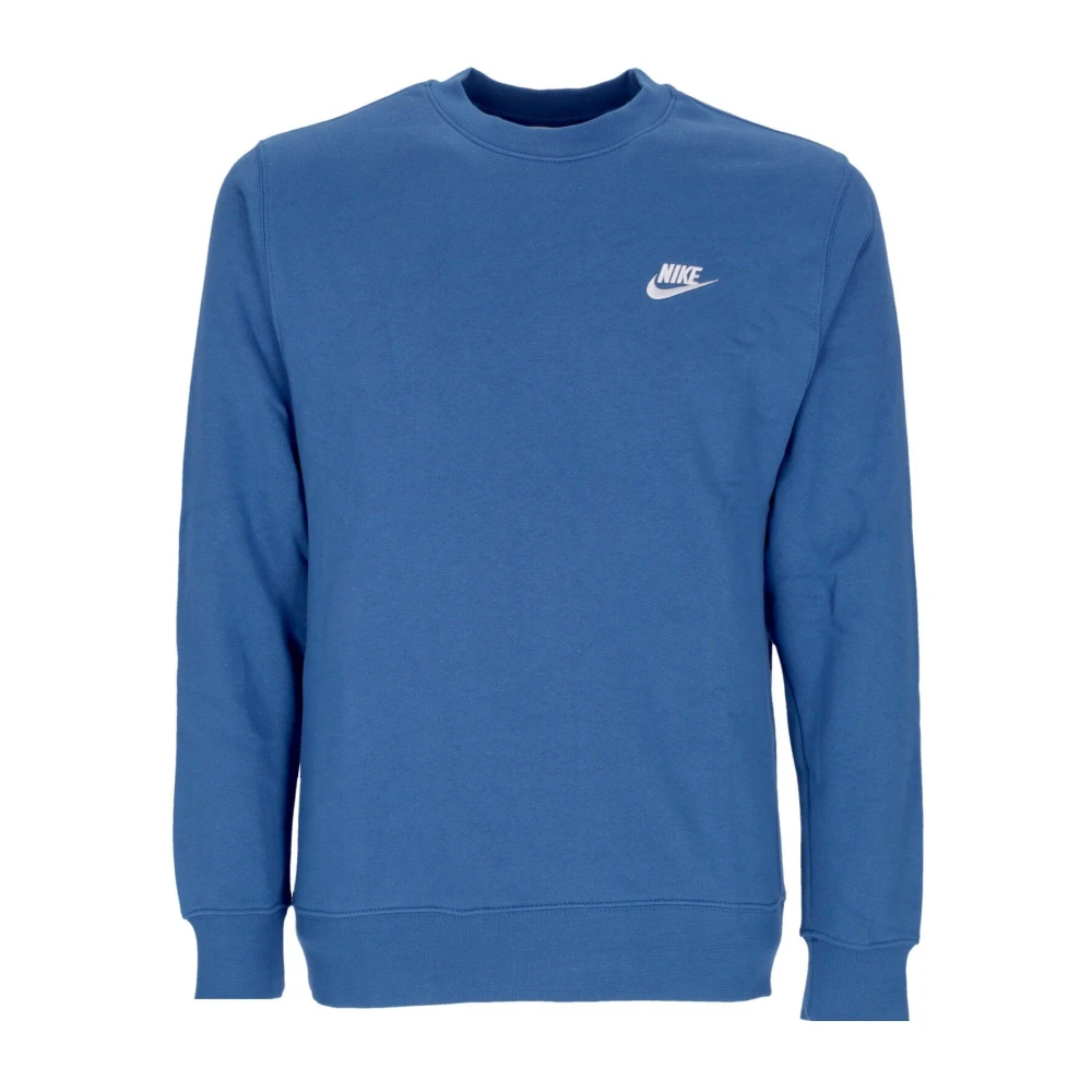 Nike Club Crew BB Sweatshirt in Marina Blue White Blue Heren