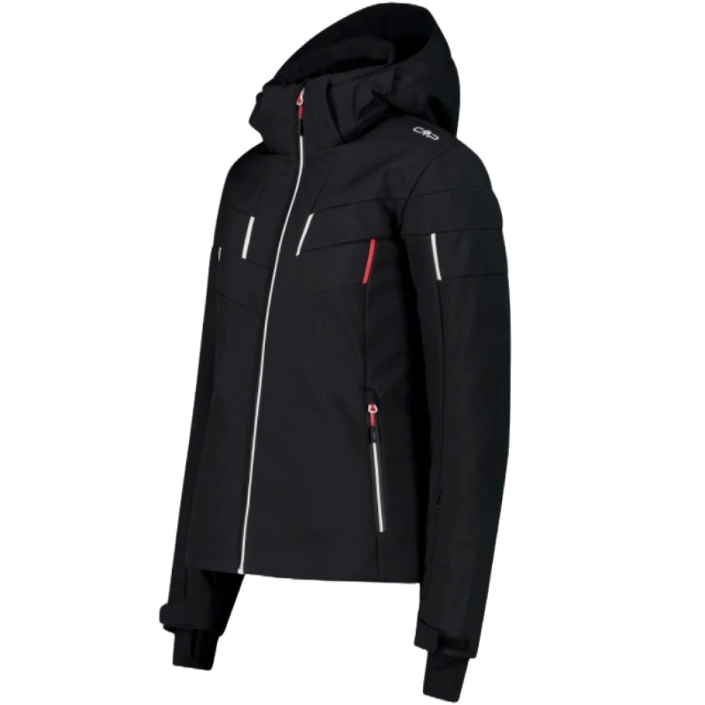 CMP Zwarte Winterjas High-Loft Technologie Black Dames