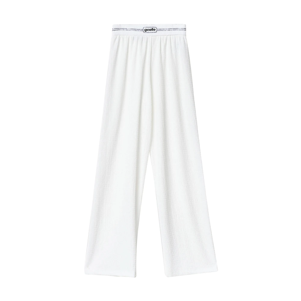 Gaëlle Paris Witte elegante broek voor vrouwen White Dames
