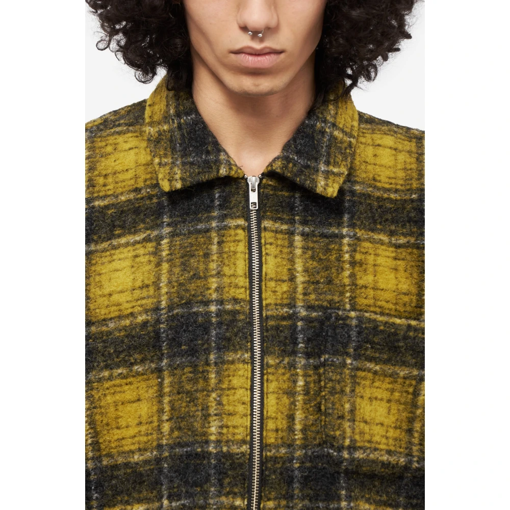 Stüssy Geruite Wol Zip Jas Multicolor Heren