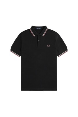 polo-noir-a-double-lisere