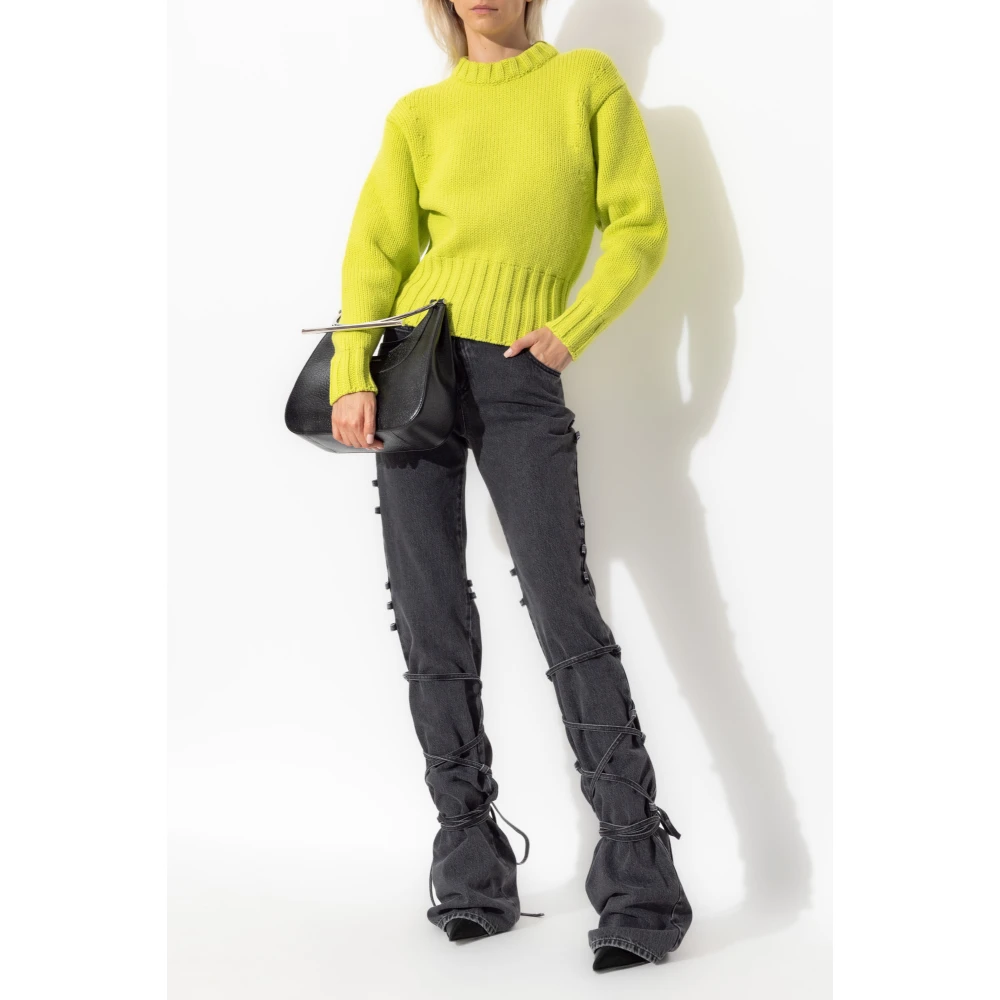 alexander mcqueen Wollen trui Green Dames