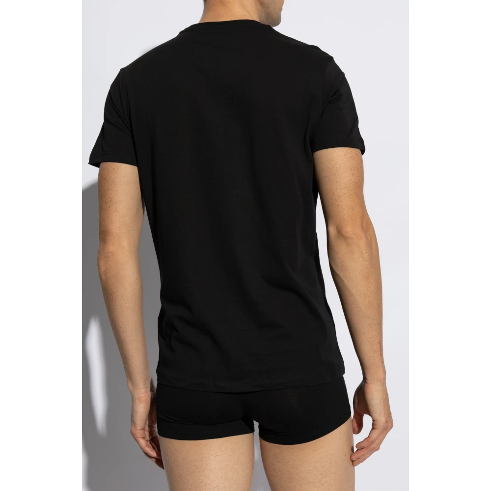 Diesel Driepak T-shirts Umtee-Michael3Pack Black Heren