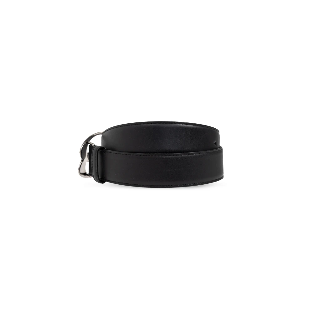 Balenciaga Leren riem Black Heren
