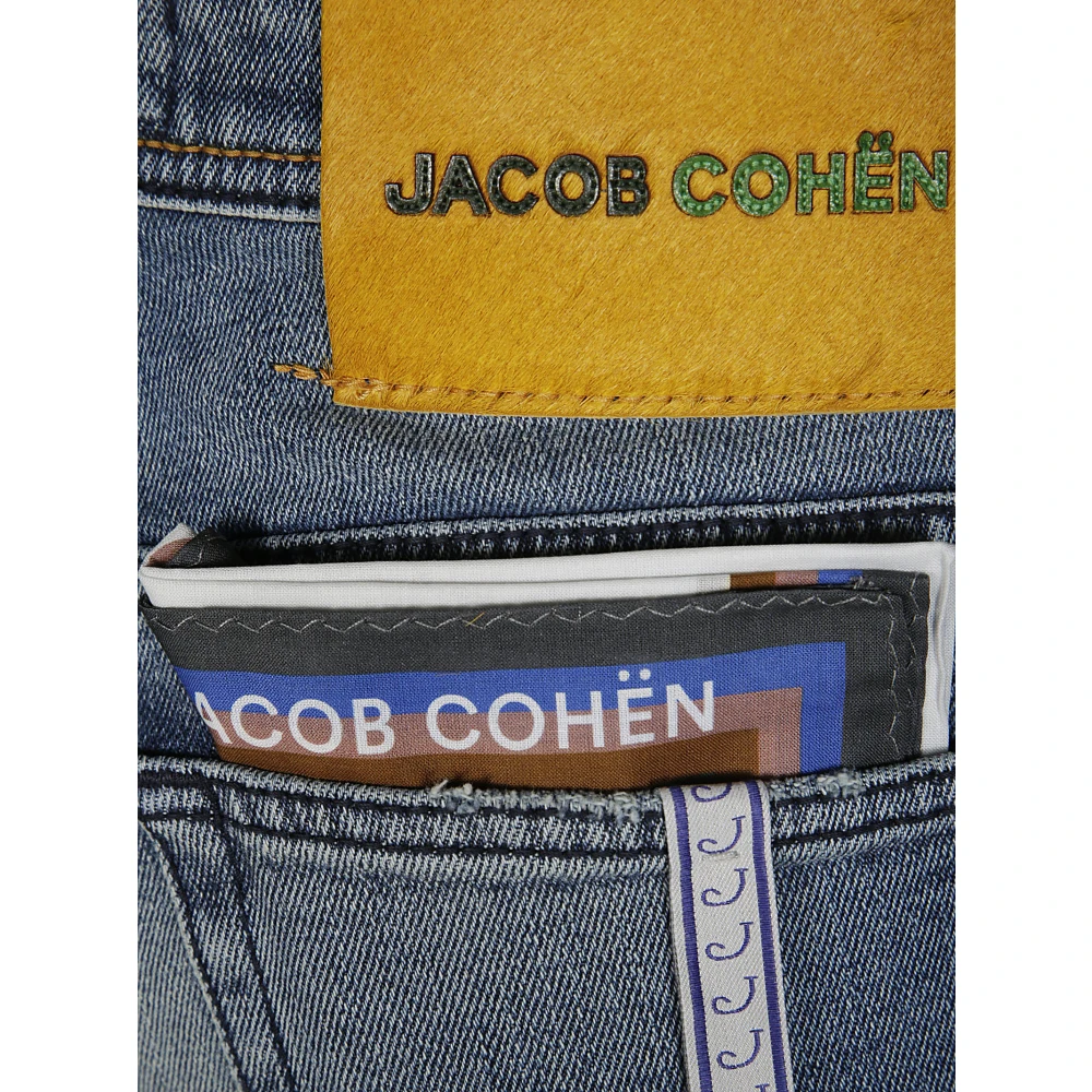 Jacob Cohën Slim Crop Jeans voor Mannen Blue Heren