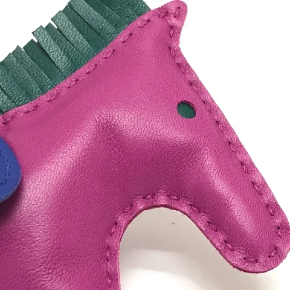 Hermès Vintage Pre-owned Leather key-holders Purple Dames