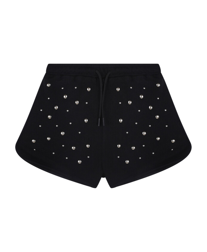 black-studded-kids-shorts