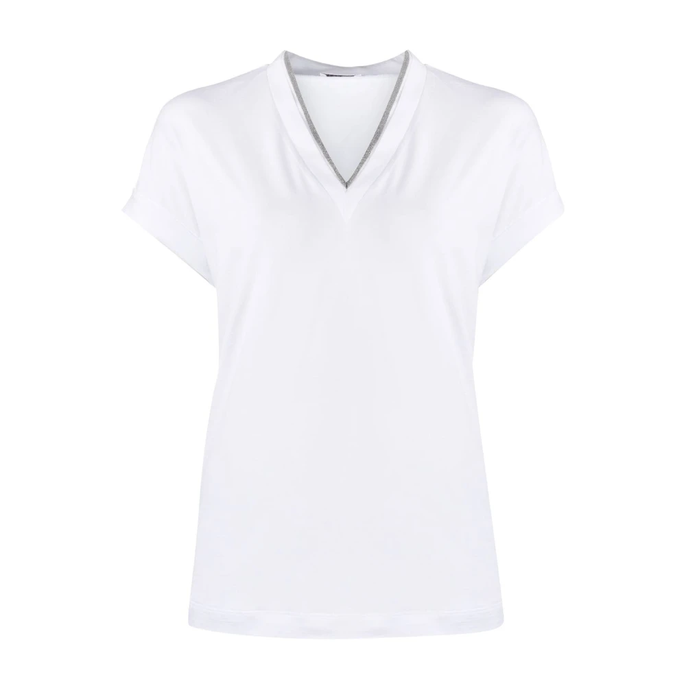 BRUNELLO CUCINELLI Witte T-shirt voor Heren White Dames