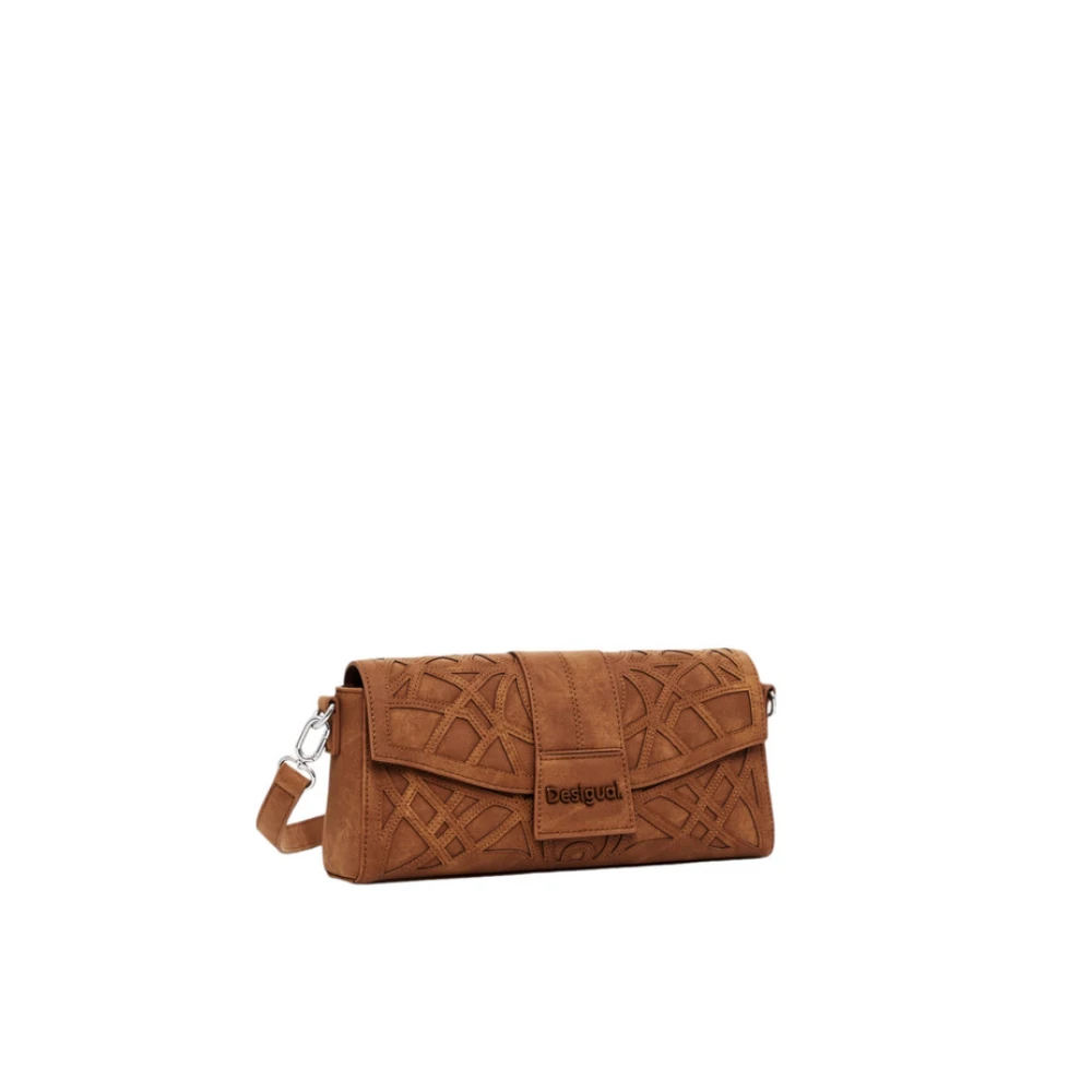 Desigual Dames Schoudertas Oasis Eden Stijl Brown Dames