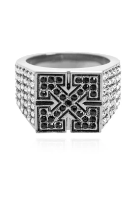 Bling Strass Arrow Signet Ring
