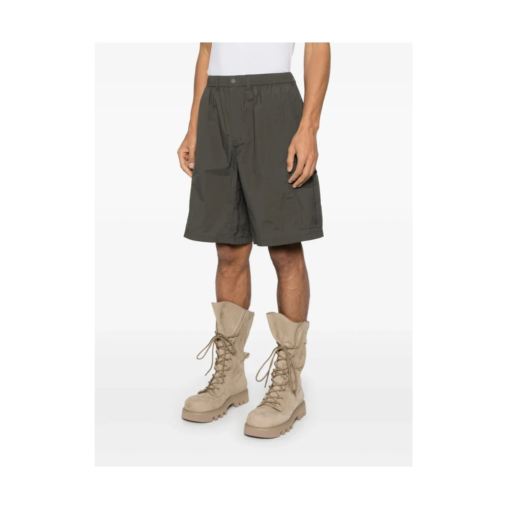 Mizuno Houtskoolgrijze ritszakken shorts Gray Heren