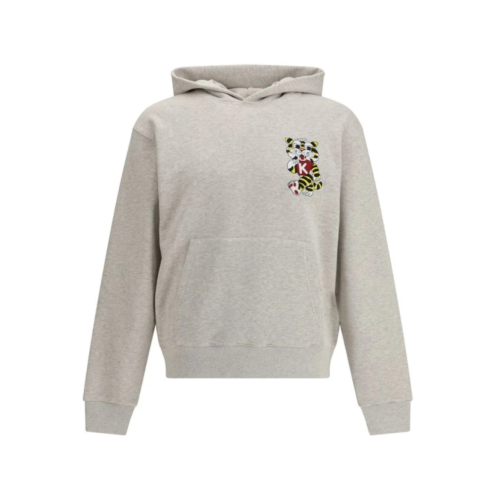 Kenzo Herr Grå Sweatshirts & Hoodies L, Bomull, Cotton Hoodie