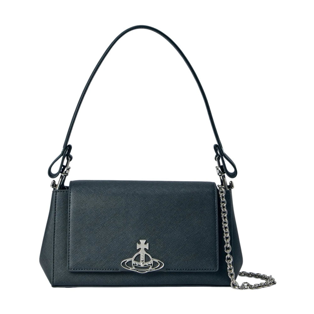 Vivienne Westwood Women's Black Hazel Medium Handbag - Shoulder Bags - One Size - Bags