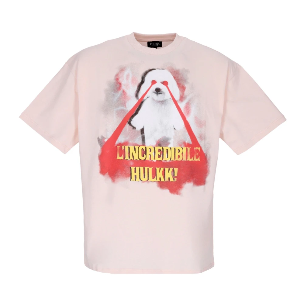 Phobia Archive Uomo Rosa Dog Tee