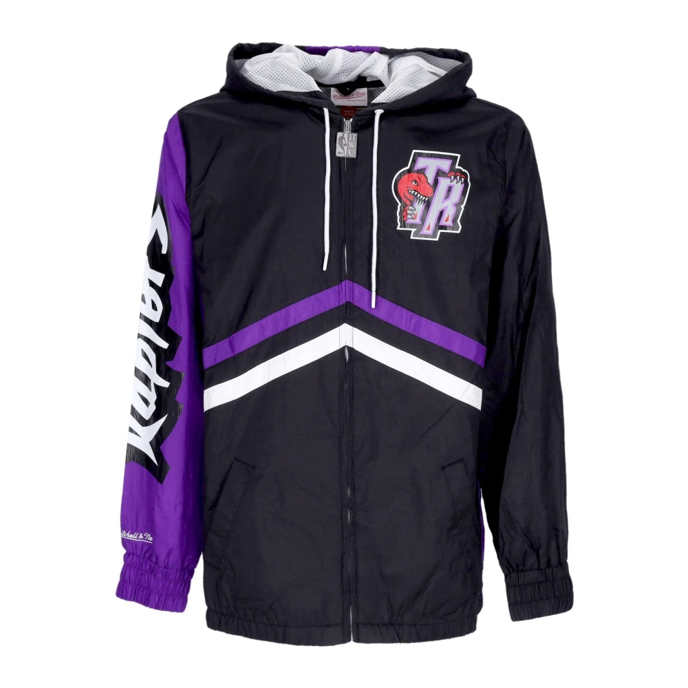 Mitchell & Ness Toronto Raptors Windbreaker NBA Full Zip Black Heren