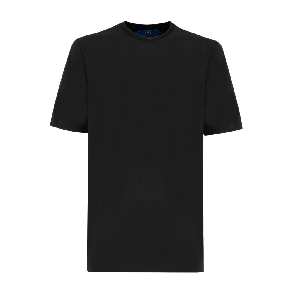 Kiton T-Shirts Black Heren