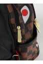 sac-a-dos-mini-requin-echiquier-marron