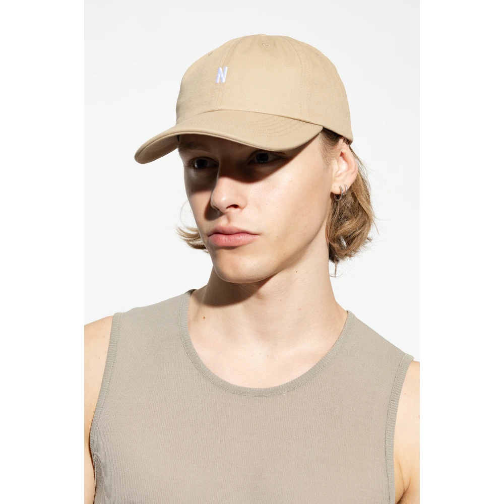 Norse Projects Baseballpet Beige Heren