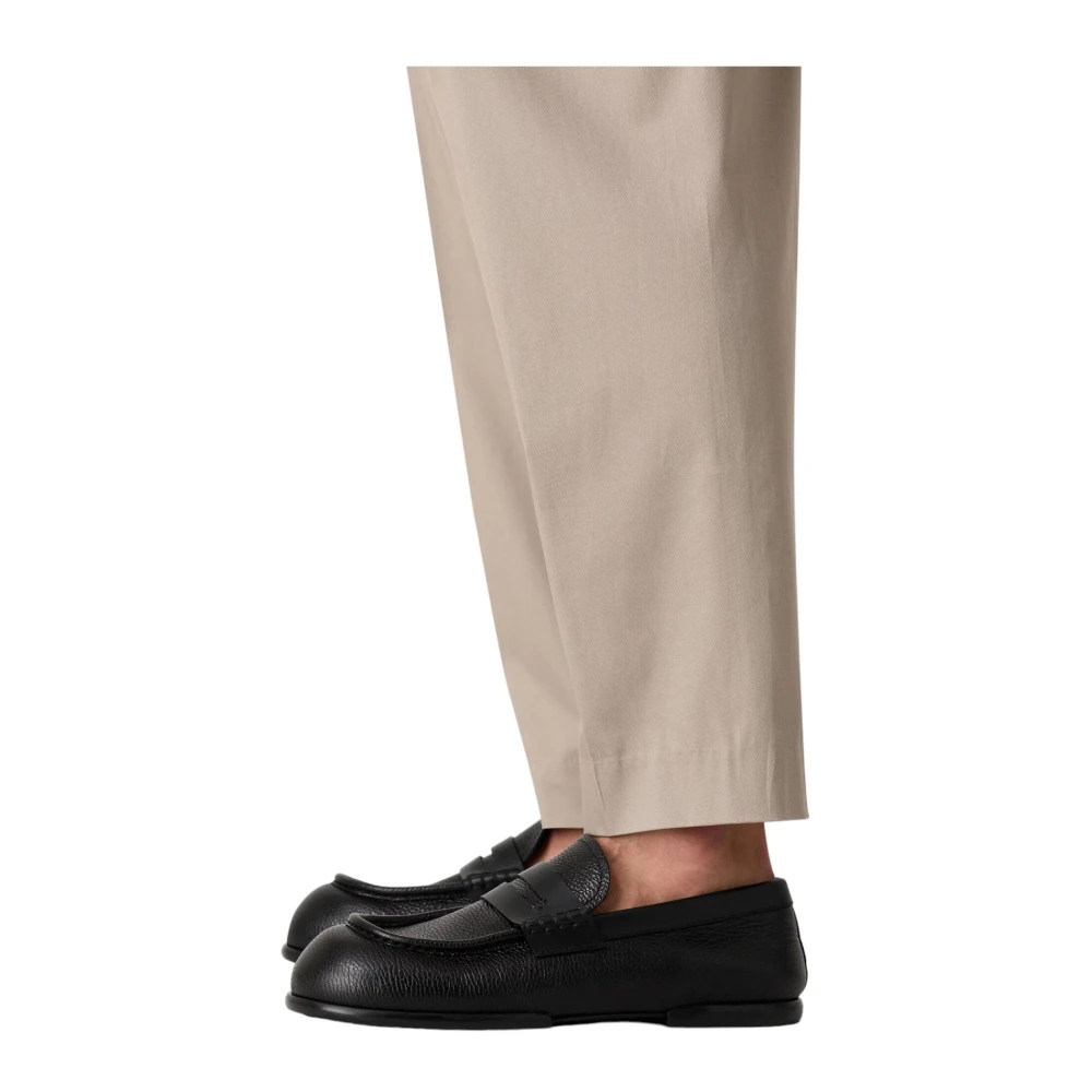 Emporio Armani Stijlvolle Broeken voor Mannen Beige Heren