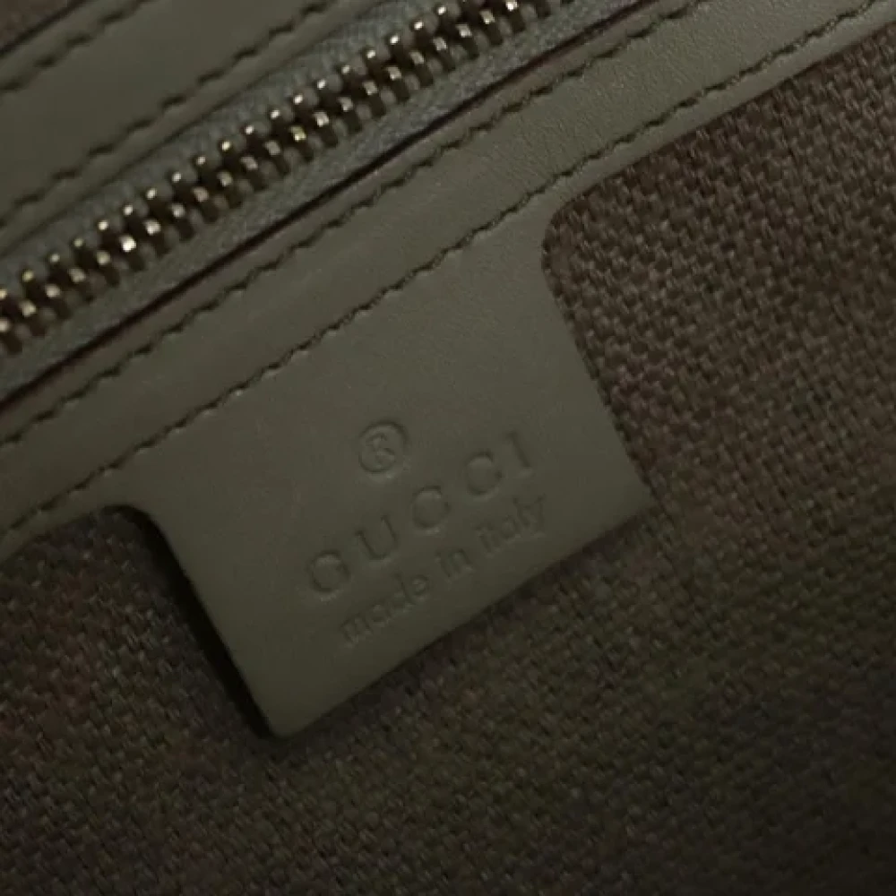 Gucci Vintage Pre-owned Canvas gucci-bags White Dames