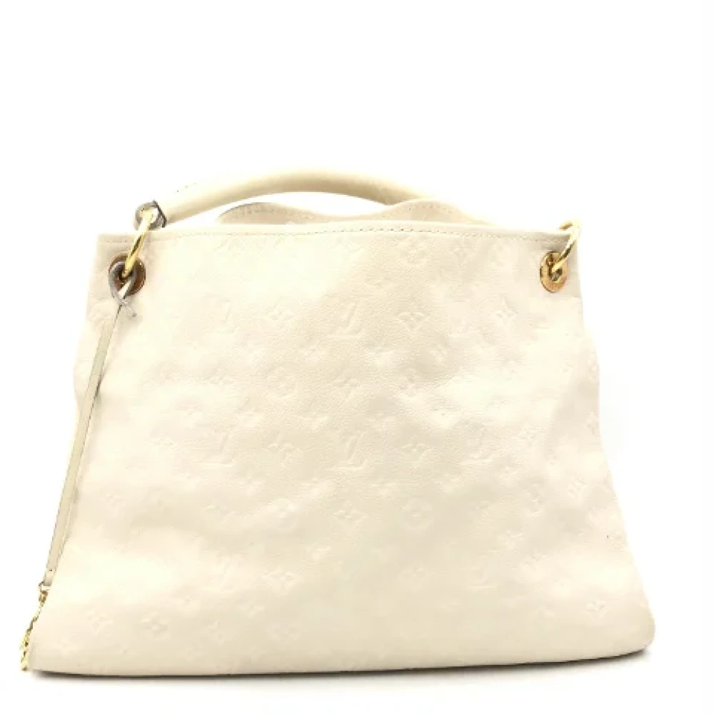 Louis Vuitton Vintage Pre-owned Fabric louis-vuitton-bags White Dames