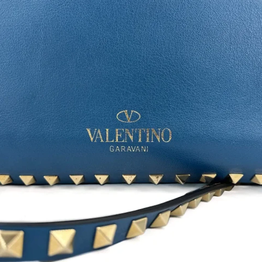 Valentino Vintage Pre-owned Leather handbags Blue Dames