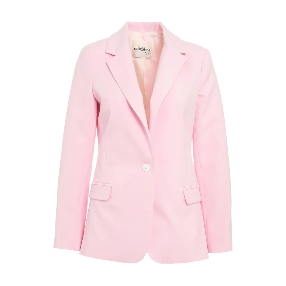 Ottod'Ame Roze Blazer voor Dames Pink Dames