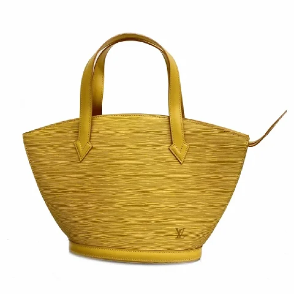 Louis Vuitton Vintage Pre-owned Fabric shoulder-bags Yellow Dames