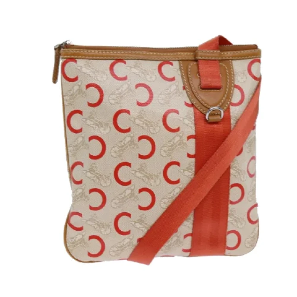 Celine Vintage Pre-owned Canvas celine-bags Orange Dames