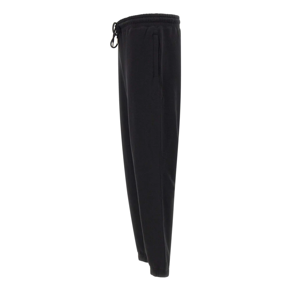 Sun68 Zwarte katoenen jogger met elastische tailleband Black Heren