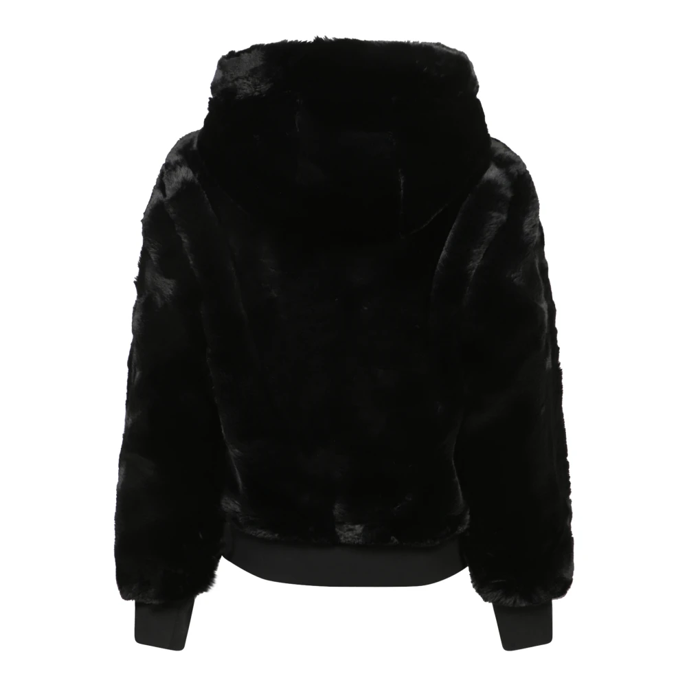 Moose Knuckles Zwarte jas voor vrouwen Aw24 Black Dames