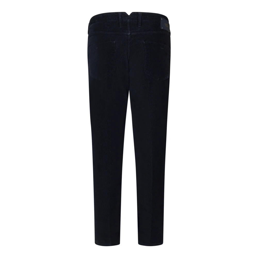 Incotex Blauwe Slim Fit Broek Blue Heren