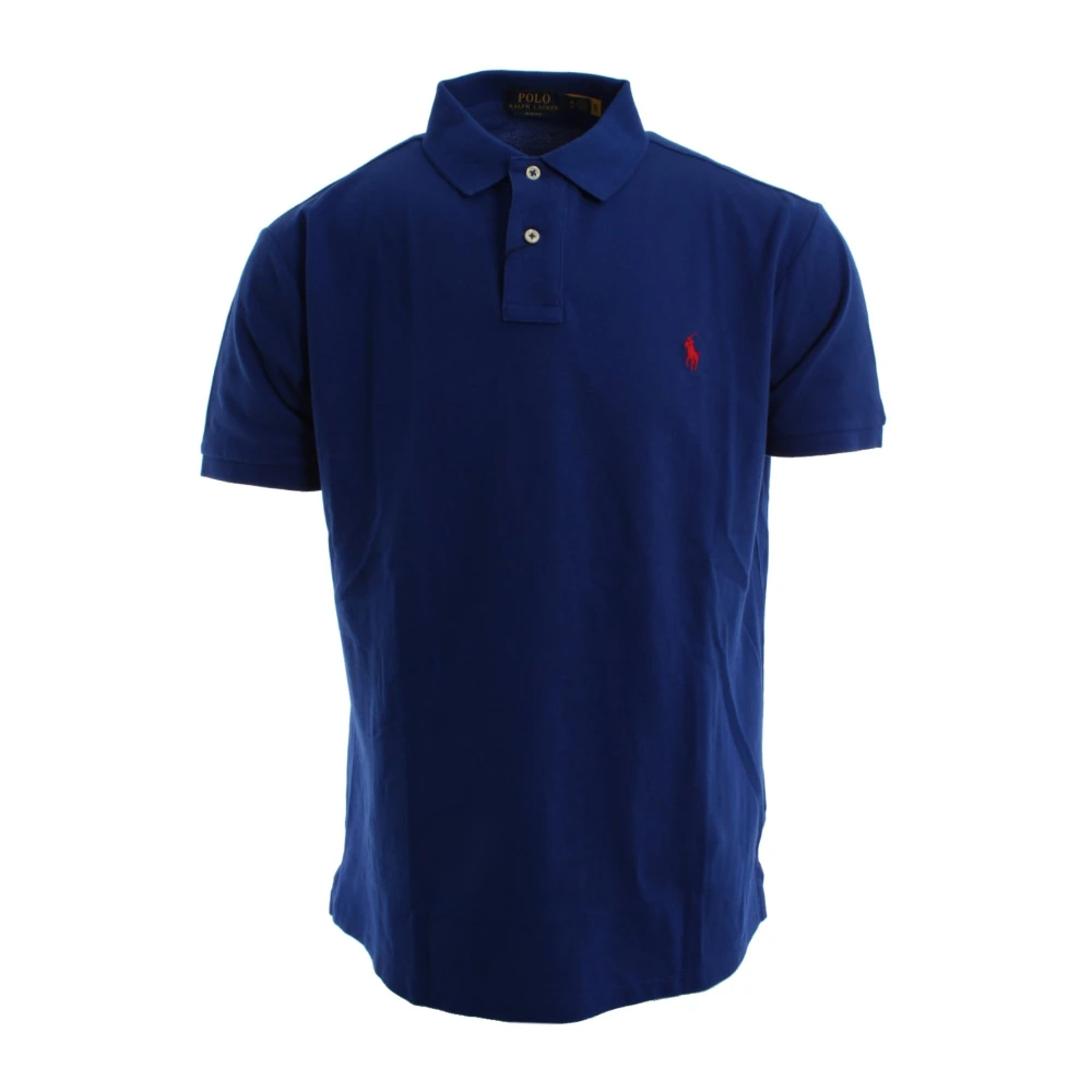 Ralph Lauren Men's Blue Polo Shirts, M, Slim Fit Polo